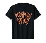 Pumpkin Spice Funny Heavy Doom Black Metal Music Halloween T-Shirt