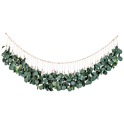 Sheeyee Bobo Wall Decor Eucalyptus Wall Hanging Artificial Leaves Decor Fake Long Eucalyptus Wall Greenery Hanging Plants 5.6 Feet Decoration For Bedroom #TOP9