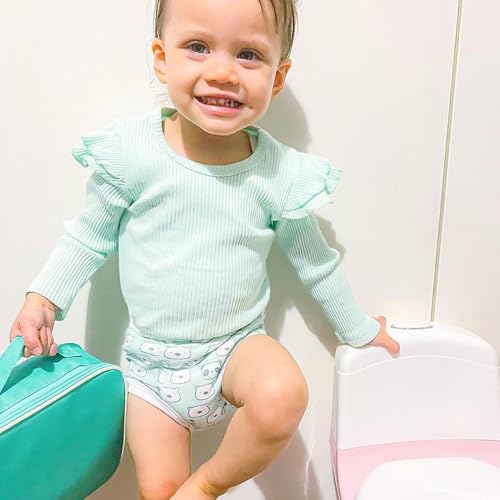 BIG ELEPHANT Potty Training Underwear, 100% Cotton Absorbent Unisex Toddler Pee Pants for Boys & Girls