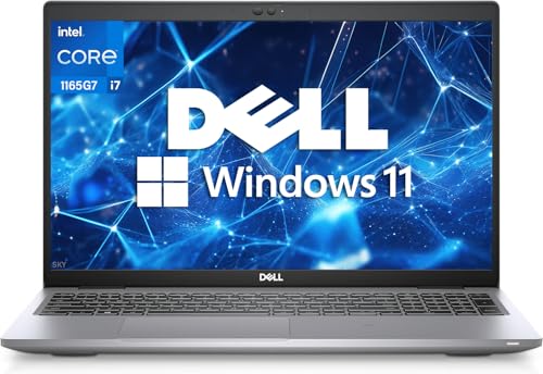 Dell Latitude 5520 15.6" FHD (1920 x 1080) Laptop Computer, 11th Gen Quad-Core i7-1165G7, 16GB DDR4 RAM 512GB SSD, Backlit Keyboard, HDMI, Type-C, Webcam, Windows 11 Pro (Renewed)