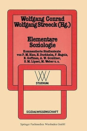 Elementare Soziologie (wv studium, 97, Band 97)