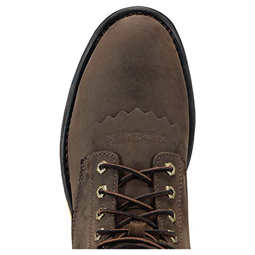 ARIAT ARIAT BMVY9 Mens WorkHog 8" Waterproof Work Boot Oiled Dark Brown 11