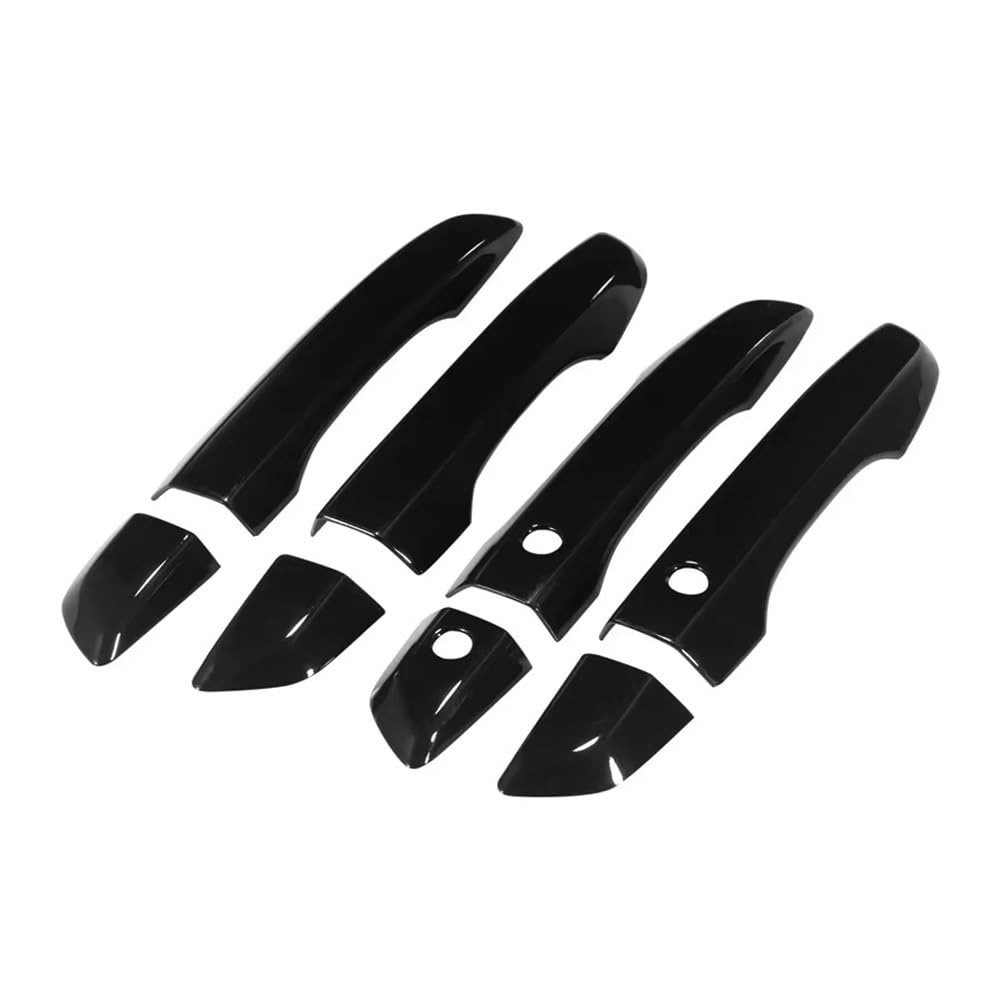 Mhtgd Lhd Black Smart Abs Plastic Lhd Rhd Sticker Exterior Door Handle Moulding Cover Trim Keyless Entry Decoration For Civic 10Th Gen 2016-2021
