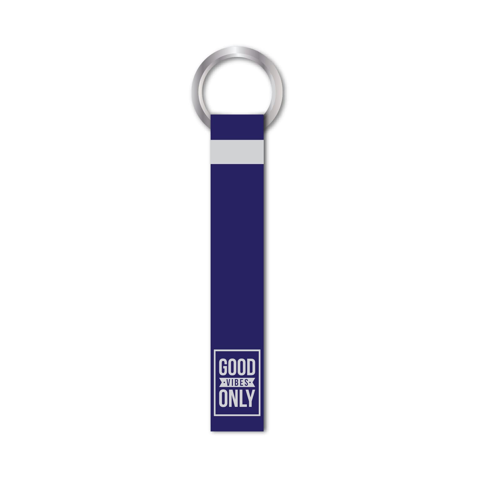 1 Pcs Multicolored Good Vibes Only Quotes Lanyard Keychain Tag Holder For All Bikes Cars Rider Boys Girls Keychains Tag Holder (6 x 1 Inch)-image-18