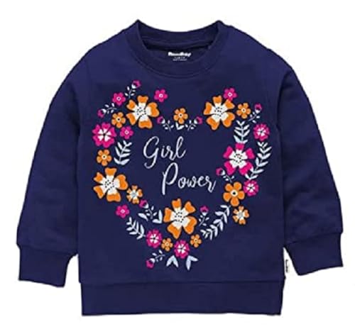 Image of NammaBaby Girls Cotton Round Neck Sweatshirt
