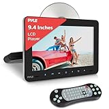 Pyle - Car DVD Player, Universal Car Headrest Mount Display Monitor - 9.4 Inch, Car Audio Video Entertainment System, Back seat Headrest Holder