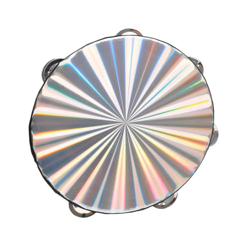 STOBOK ハンドヘルドタンバリン 子供用楽器 音楽教育玩具 製 打楽器 幼児向けリズムトレーニング 軽量設計 手と脳の協調性を育む音楽玩具