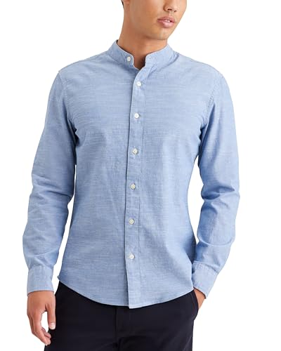 Chemise Slim à col Rond Homme Dockers Mode Ajustée Tendance Chic
