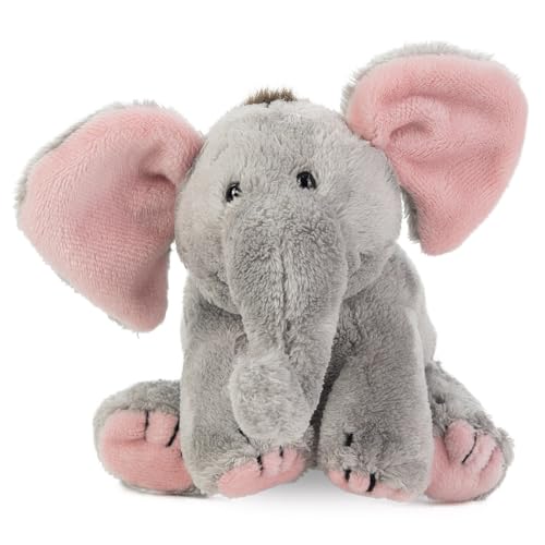 Schaffer 5190 Elefante de Peluche BabySugar Rosa 13 cm