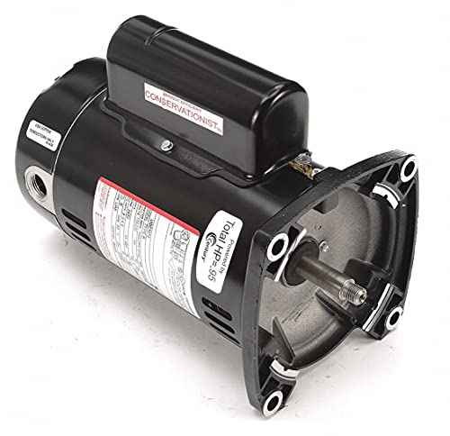 Century 3/4 HP Square Flange Pool Pump Motor, Capacitor-Start/Run, 3450 Nameplate RPM, 115/230 Voltage, 48Y - UQC1072
