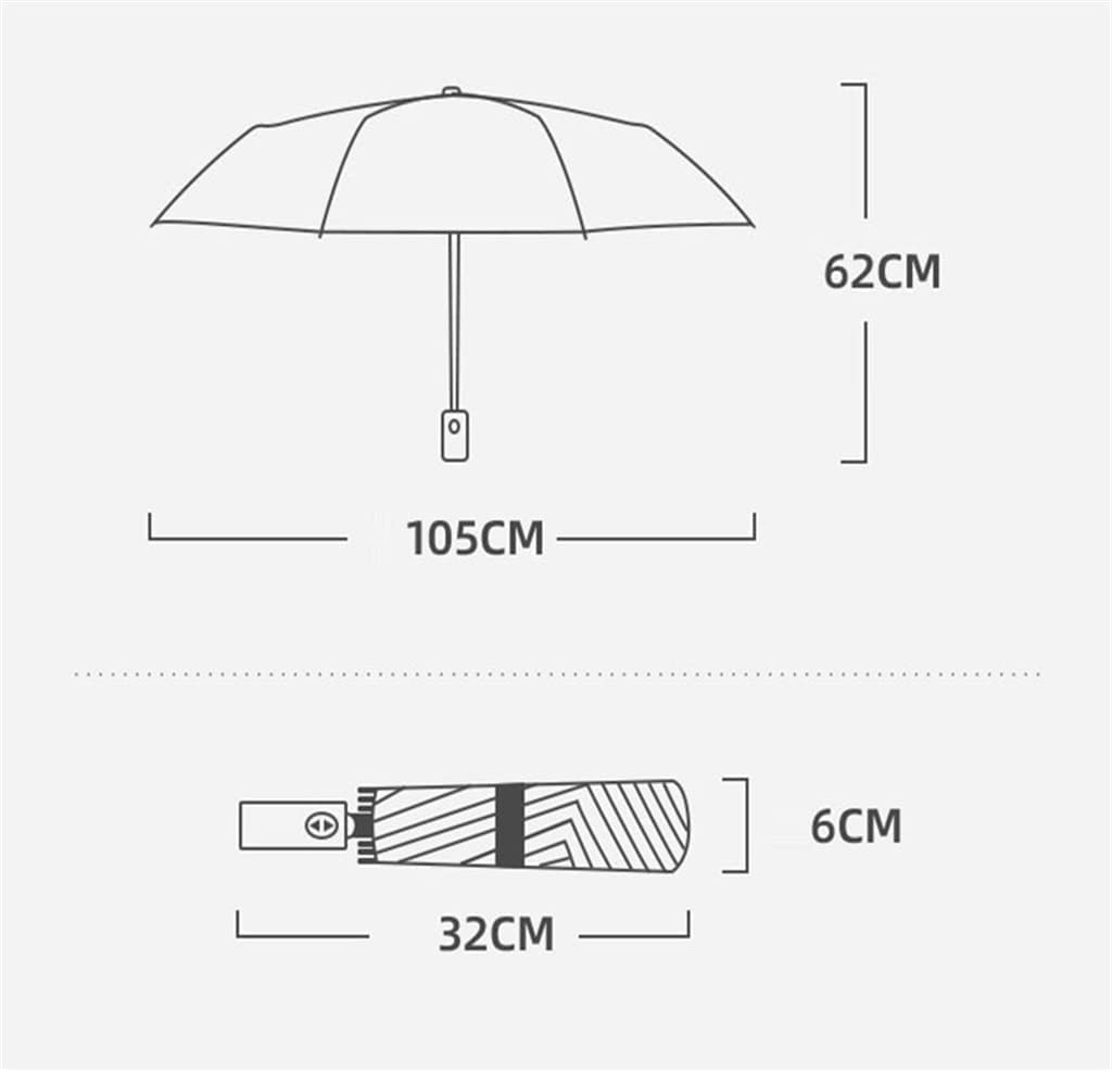 XYNSNDB Parasol automatyczny składany parasol odwrócony męski damski parasol podróżny biznes odwrócony parasol przeciwsłoneczny parasole
