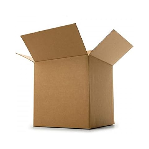 100 x Single Wall 6" x 6" x 6" Inch (15 x 15 x 15 cm) Royal Mail Small Parcel Size Cardboard Mailing Cartons/Postal Boxes, Durable & Perfect for Any Online Business, Bulk Discount Price, Kraft (Brown) Cover