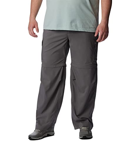 Columbia Mens Silver Ridge Utility Convertible Hiking Pant, City Grey, 34 x 32