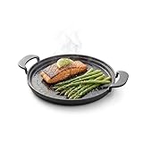 Amig - Gusseisenpfanne - Ø31 cm - Gleichmäßige Wärmeverteilung und hohe Widerstandsfähigkeit - Für Kohle- oder Gasgrills - Mod. AM39