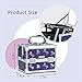Joligrace Makeup Case for Girls Cosmetic Train Case Makeup Storage Box Jewelry Organizer Hair Accessories Lockable with Trays & Mirror Kids Gift Unicorn