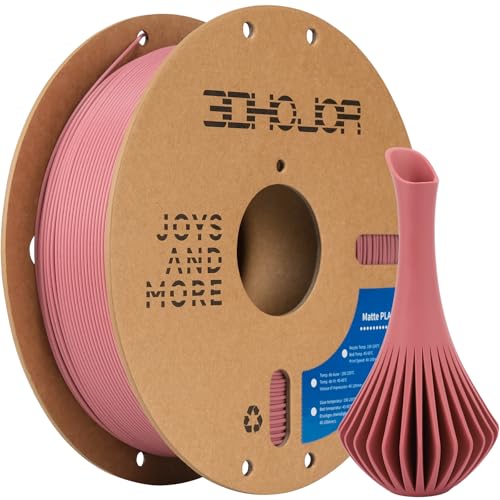 Image of 3DHoJor Matte PLA Filament 1.75mm, Upgrade 1kg Cardboard Spool PLA Filament 1.75 PLA 3D Printing Filament, Print with Most 3D Printers Using 3D Filament-Morandi Purple