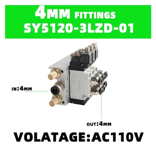 Vanne solénoïde SY5120-6LZD-01 évite les pannes de vérin