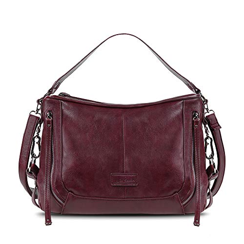 Nico Louise Women Soft Leather Hobo Handbags Shoulder Purse Ladies Casual Crossbody Satchel Bag