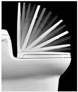 Crane White Luxury Safety Close Toilet Seat