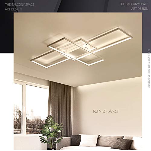 Lampe de salon LED réglable par télécommande pour grand éclairage design - 4