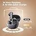 QCY MeloBuds Pro Aadptive Hybrid Active Noise Cancelling Wireless Earbuds, Reduce Noise by Up to 99%, Bluetooth 5.3 Wireless LDAC Hi-Res Audio, 34H Playtime, Comfortable Fit, Custom EQ via App