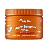 Zesty Paws Dog Allergy Relief - Anti Itch Supplement - Omega 3 Probiotics for Dogs - Salmon Oil Digestive Health - Soft Chews for Skin & Seasonal Allergies - With Epicor Pets – Puppy - Lamb - 90 count