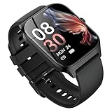 CASCHO Smartwatch Donna, 1.85'' Orologio Smartwatch con Effettua/Risposta Chiamate, 120+ Sportive Smart Watch con Contapassi/Sonno, IP68 Fitness Tracker per iOS Android - A