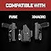 Tulster IWB ARC Kydex Holster in Right Hand fits: Springfield Armory Echelon w/TLR-7 Light | Optic Compatible Light Bearing Inside The Waistband Appendix Concealed Carry