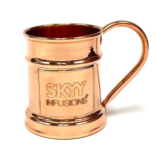 15oz SKYY Vodka Solid Copper Moscow Mule Stein By Paykoc MM11010/SKY