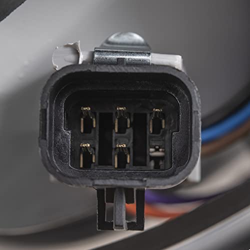 Brock Replacement Driver Headlight Clear Lens Amber Signal Reflector With Bracket Compatible With 2005-2010 Cobalt 22740621 #TOP7