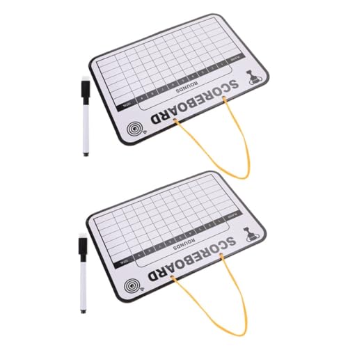 Tablero de puntuación de golf doble uso Toyvian 2 piezas miniatura 1