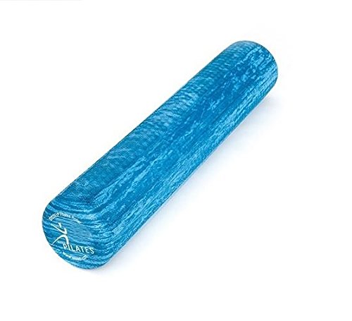 SISSEL Head Align Dynamic Kopfstütze + Pilates Roller Pro: Ø 15 cm, 90 cm lang | Pilates-Set | Faszien-Training | blau