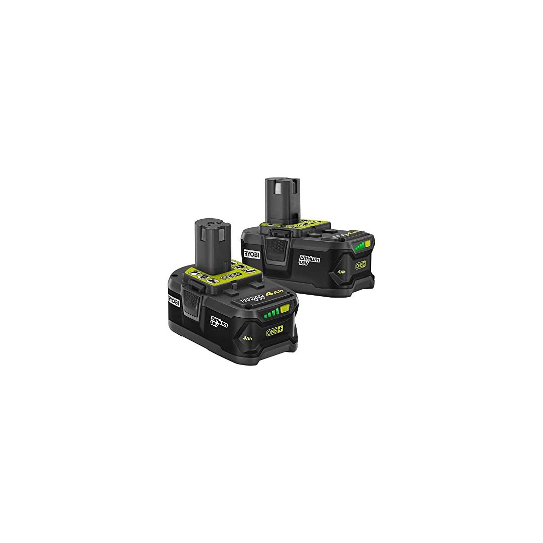 Ryobi P145 18-Volt ONE+ Lithium-Ion Battery Pack 4.0 Ah (2-Pack)