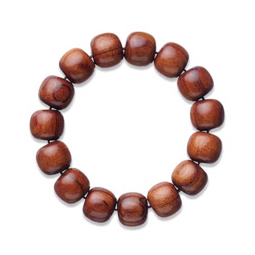 Image of Natural Wooden Adult Bracelet Spring Chain Bracelet, 1pc /pack