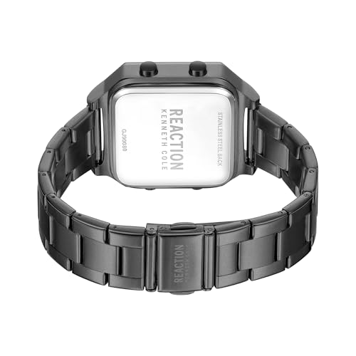 Image of Kenneth Cole Reaction Digital Metal Strap Watch for Women - KRWGJ9008003