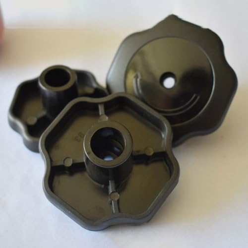 OUNONA 4 piezas de perillas de reemplazo para olla de presión, cubierta de tapa de olla de plástico, asas anti-explosión para piezas de ollas de presión miniatura 5