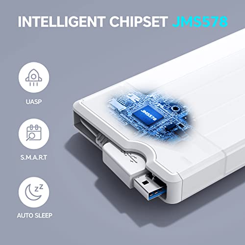 Caja externa para disco SATA de 2.5 pulgadas USB 3.0 miniatura 6