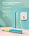 Fairywill Childrens Electric Toothbrush for Kids Rechargeable Smart Timer and 3 Modes with 2 Extra Soft Bristles Heads, 4 Hours Charge for 30 Days Use, 2001 Green Series