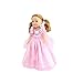 American Fashion World Pink Princess Cinderella Gown for 14-Inch Dolls | Premium Quality & Trendy Design | Dolls Clothes | Outfit Fashions for Dolls for Popular Brands