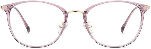 Miniatura 3 de Firmoo Lentes de lectura con bloqueo de luz azul 1.75, lectores de computadora redondos vintage, reducen la fatiga ocular y antideslumbrante,