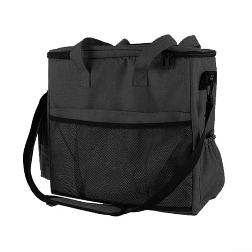 Bolsa de viaje para mascotas para evitar el desorden con compartimento grande y cuencos 2