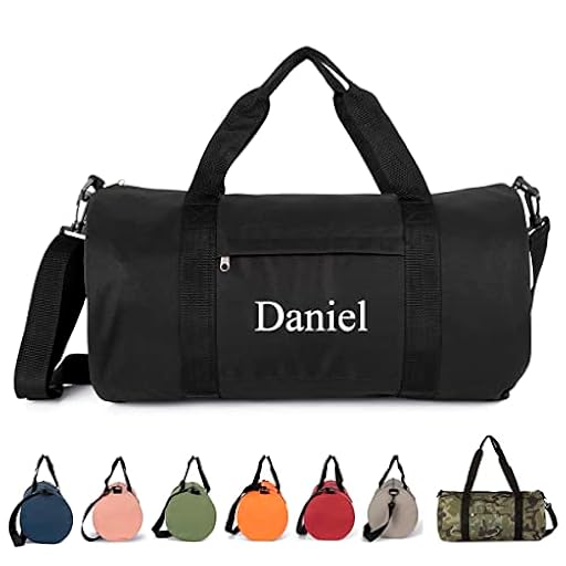 Bolsa Deporte Personalizada con Nombre Macuto Bolso de Viaje Unisex Hombre Mujer Color a Elegir (Negro) | Ya disponible en tu tienda friki favorita! En mundofriki.es!