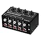 Tiardey 4-Kanal-Stereo-Audio-Mixer, unterstützt RCA-Eingang und -Ausgang, Mini-Passiv-Stereo-Mixer mit separaten Lautstärkereglern