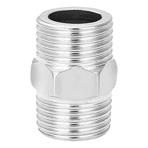 1/2\" NPT Male x 1/2\" NPT Male Hex Nipple,304 Stainless Steel Threaded Pipe Fitting Connector Pipe Adapter for Home Piping (Pack of 4) - Thumbnail 5