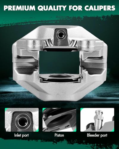 Image of SCITOO 19271 19272 Front Left & Right Disc Brake Calipers Fit For Mercedes-Benz For 190C 1963-1965,For Mercedes-Benz For 280SL 1968-1971,For Mercedes-Benz For 300SEL 1965 1968-1969, Double Pistons
