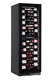 Refrigerazione ventilata Ristoattrezzature Cantina vini refrigerazione ventilata 116 bottiglie doppia zona di temperatura +2 +12 °C/ +12 +20 °C 59,5x69x180h cm