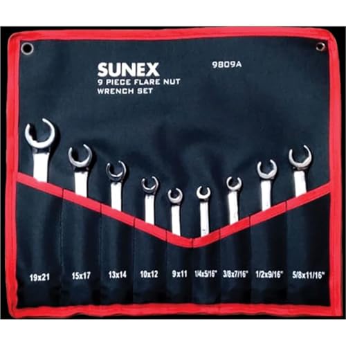 Jeu de 9 clés à écrous métriques SAE Sunex Tools SUN9809 - 3