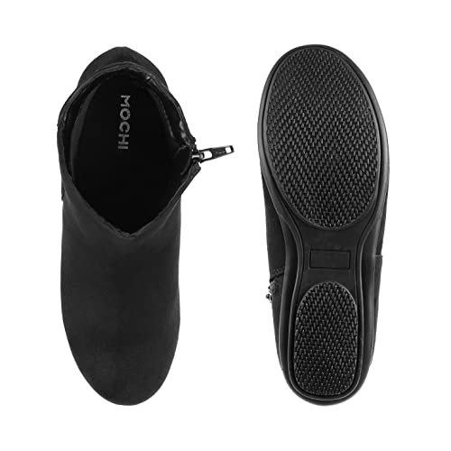 Mochi black leather boots – image 7