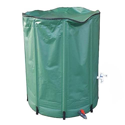 PFLANZENFREUND Wassertonne - faltbar - Überlauf- & Ablaufventil - Verschiedene Größen - B-Ware (500L)