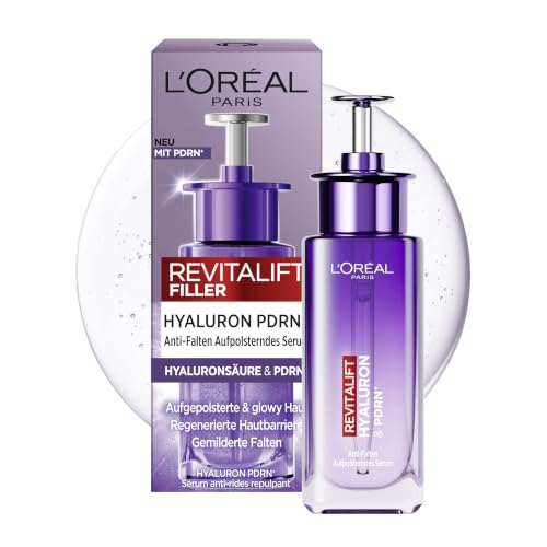 L'Oréal Paris Aufpolsterndes Serum [Hyaluronsäure & veganes PDRN+] 30 ml – Ansicht 1
